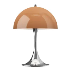 Lámpara de mesa portátil Panthella 250 V3, Original Opal Brown