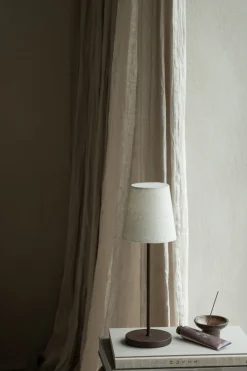 Lámpara de mesa portátil Tyra Ø14 cm, Coffee