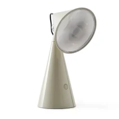 Lámpara de mesa Pose Portable LED, Masilla