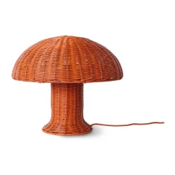 Lámpara de mesa Rattan, Coral
