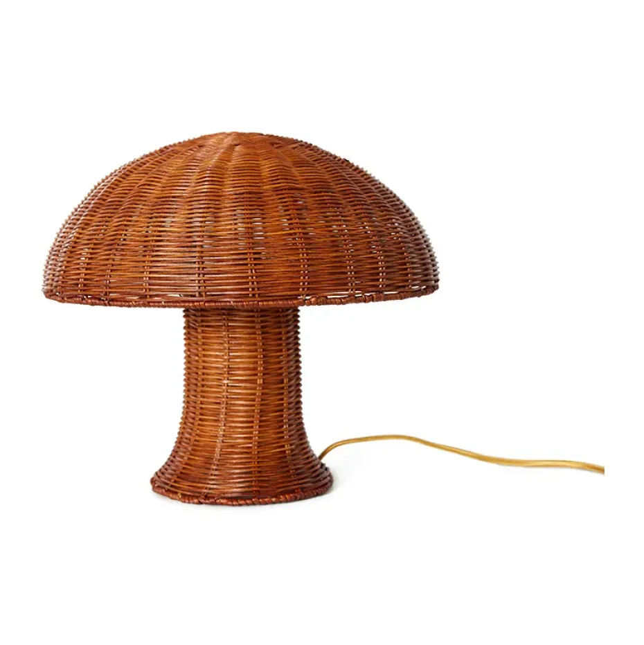 Lámpara de mesa Rattan, Natural