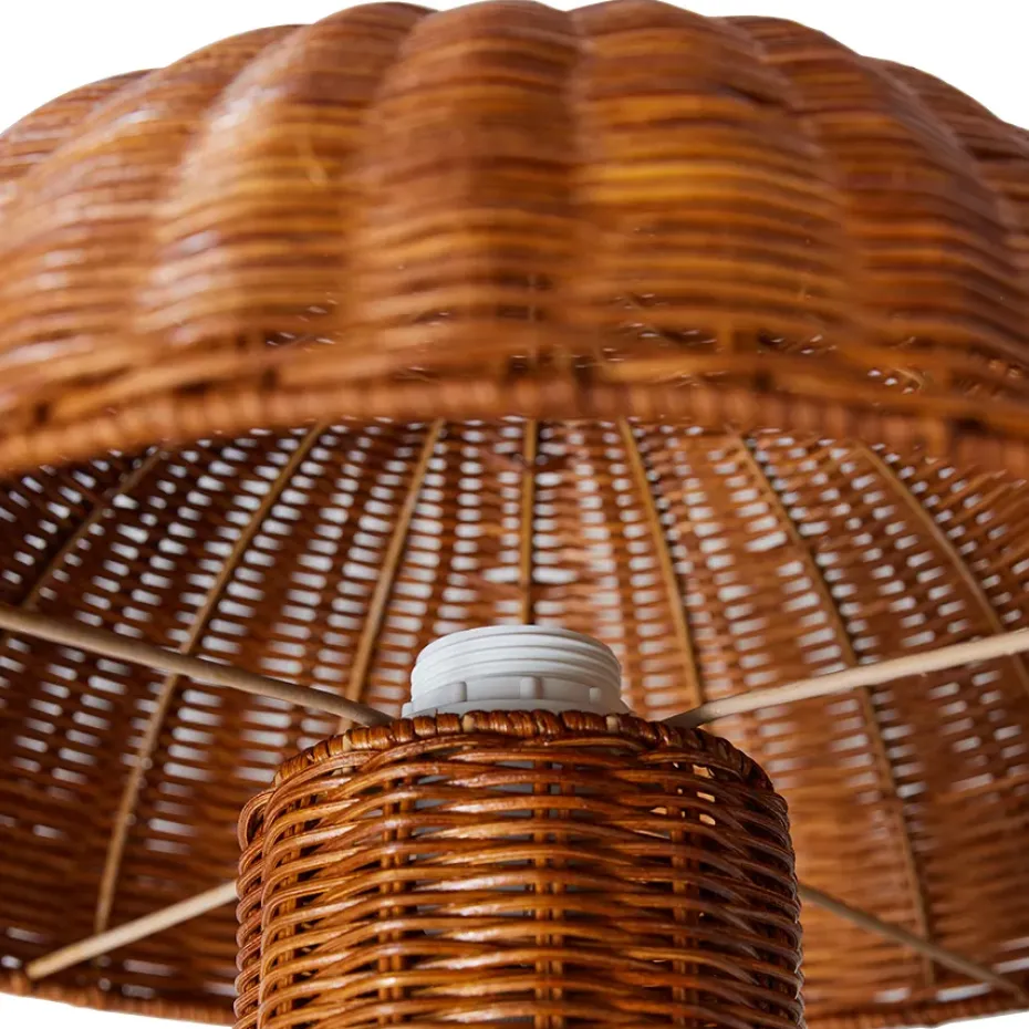 Lámpara de mesa Rattan, Natural