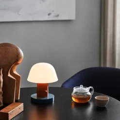 Lámpara de mesa Setago JH27, Rust-thunder