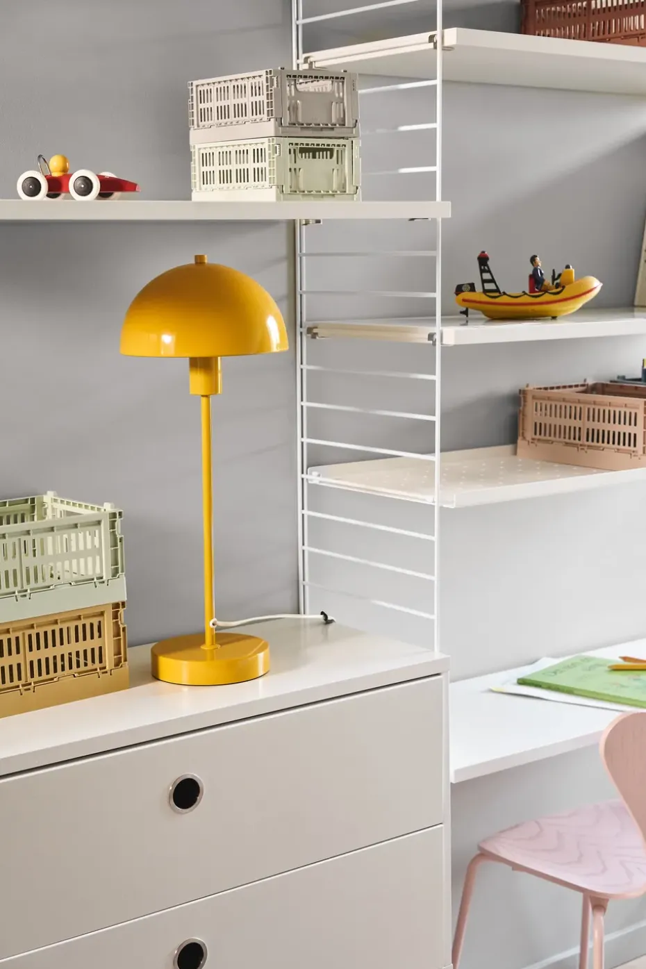 Lámpara de mesa Vienda, Mango yellow