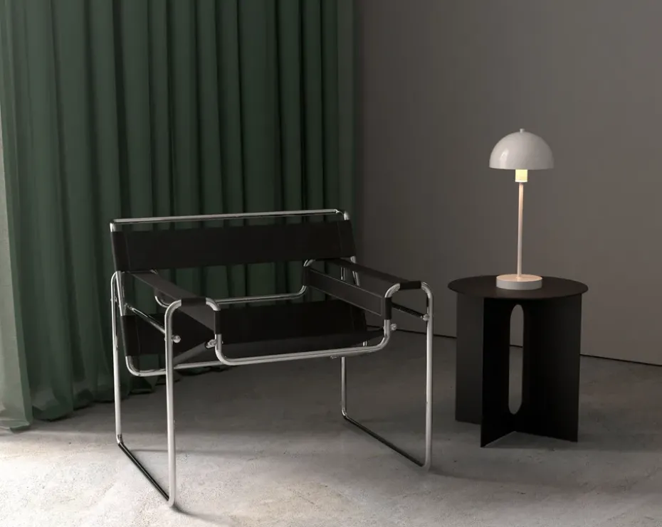 Lámpara de mesa Vienda, Putty grey