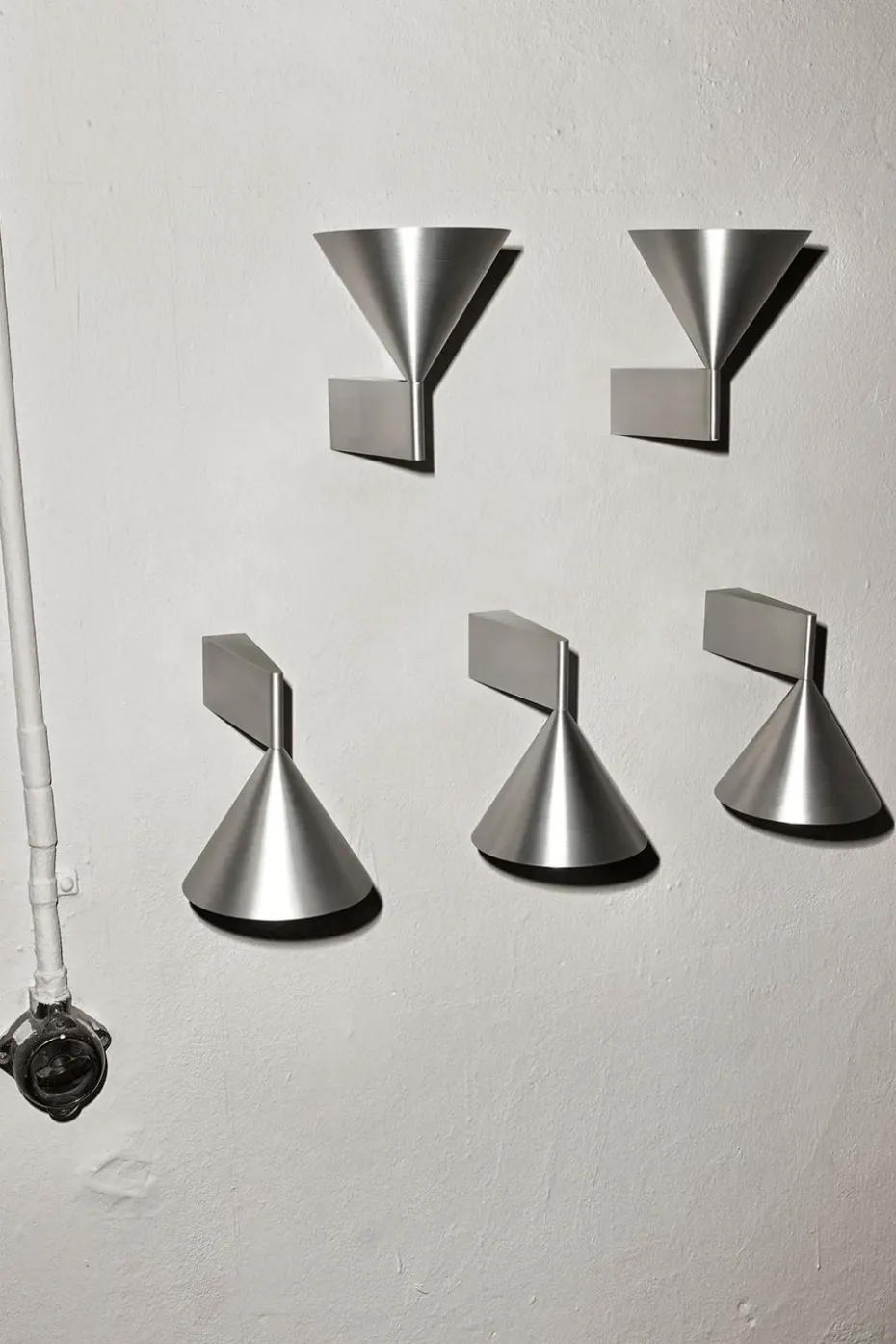 Lámpara de pared Apollo 14, Aluminium