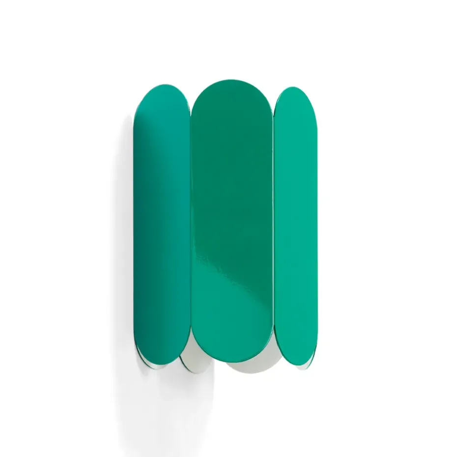 Lámpara de pared Arcs Sconce, Sea green
