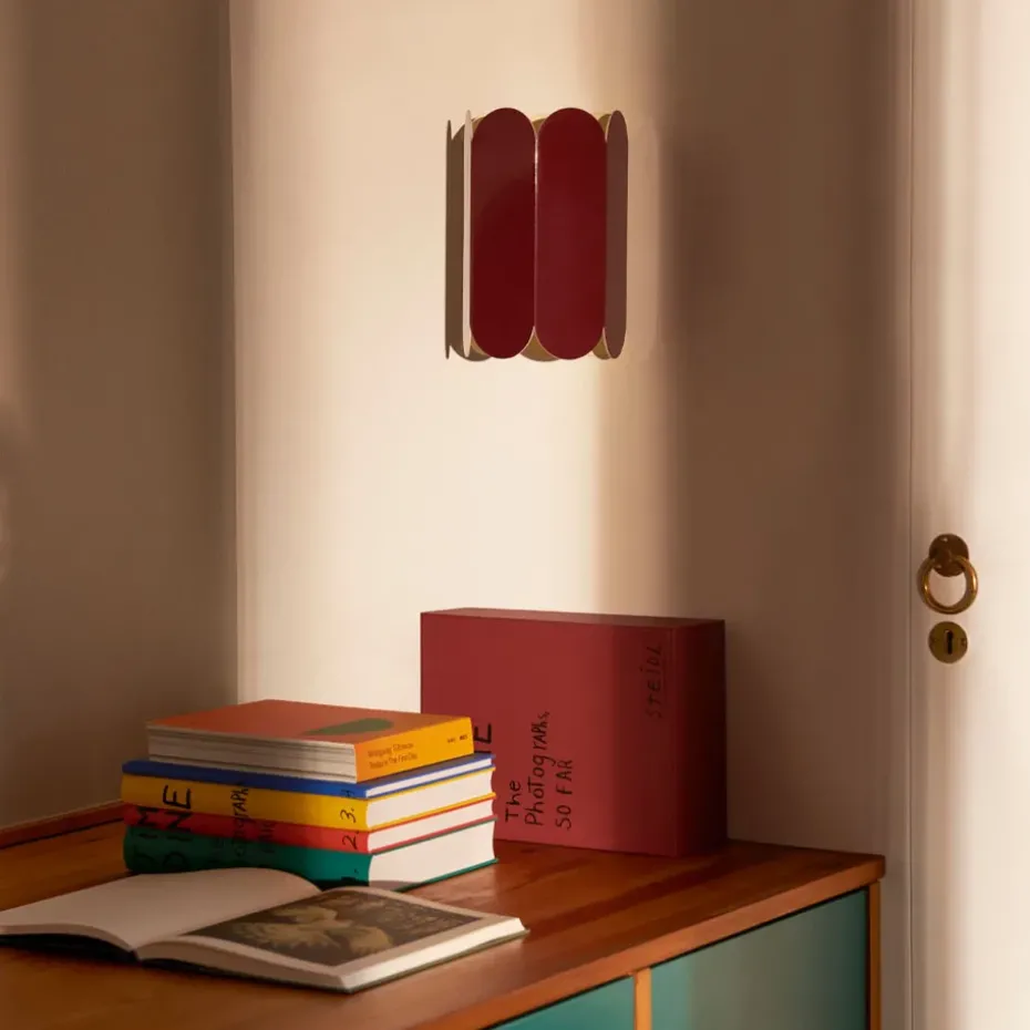 Lámpara de pared Arcs Sconce, Sea green