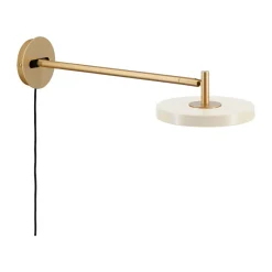 Lámpara de pared Asteria Wall long, Pearl white