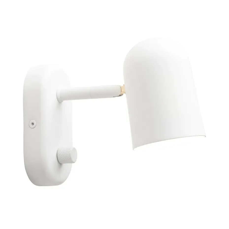 Lámpara de pared Buddy, instalación fija, White