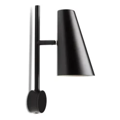 Lámpara de pared Cono, negro