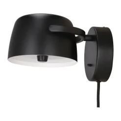 Lámpara de pared Halo Ø16 cm, Black