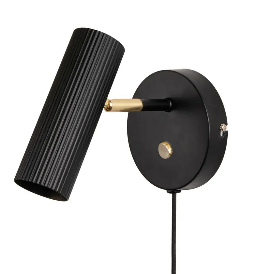 Lámpara de pared Hubble, negro