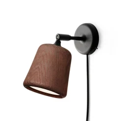 Lámpara de pared Material, Smoked oak