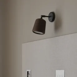 Lámpara de pared Material, Smoked oak