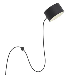 Lámpara de pared Post, Negro