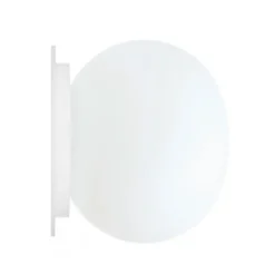Lámpara de pared y techo Mini Glo-Ball CW de montaje en espejo, Blanco