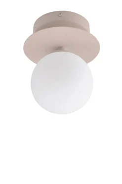 Lámpara de pared/plafón Art Deco IP44, Mud-blanco