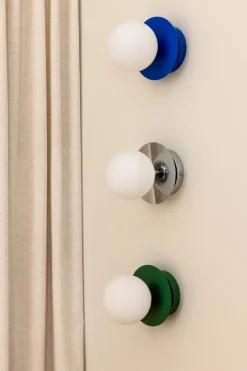Lámpara de pared/plafón Art Deco IP44, Cromo-blanco