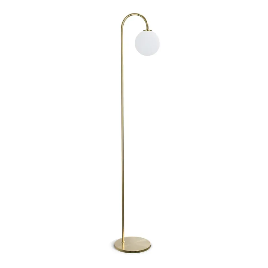 Lámpara de pie Ballon 137 cm, Latón