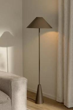 Lámpara de pie Cannes 140 cm, Mocha