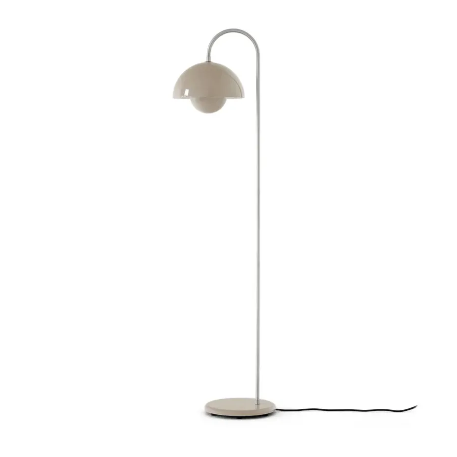 Lámpara de pie Flowerpot VP12, Grey beige