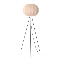 Lámpara de pie Knit-Wit 45 Round High, Sand stone
