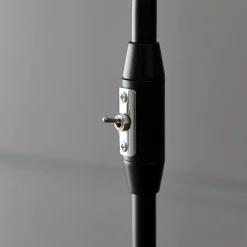 Lámpara de pie Ledro, Negro mate