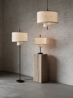 Lámpara de pie Margin, Beige