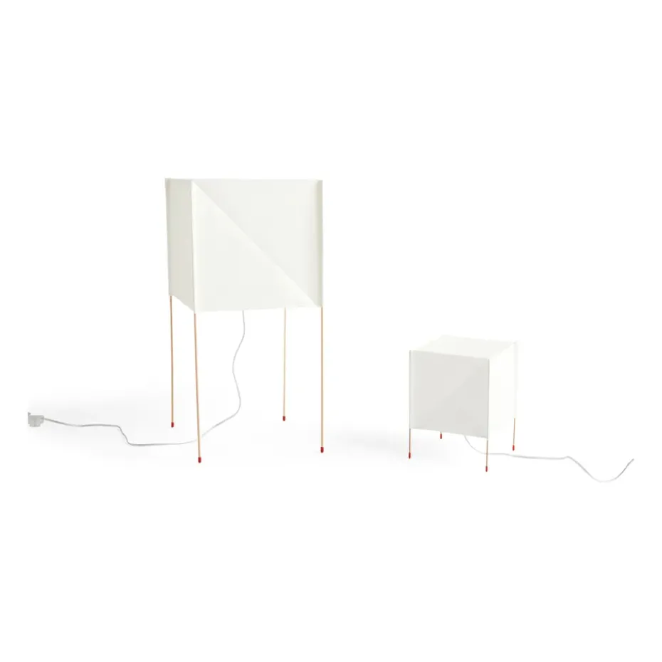 Lámpara de pie Paper Cube, blanco