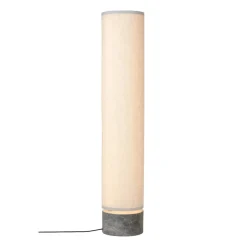 Lámpara de pie Unbound 120 cm, Tejido-mármol gris