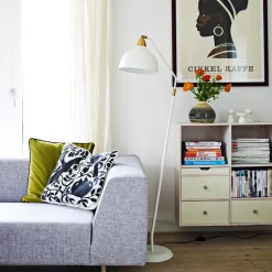Lámpara de pie Urban, matt whisper white