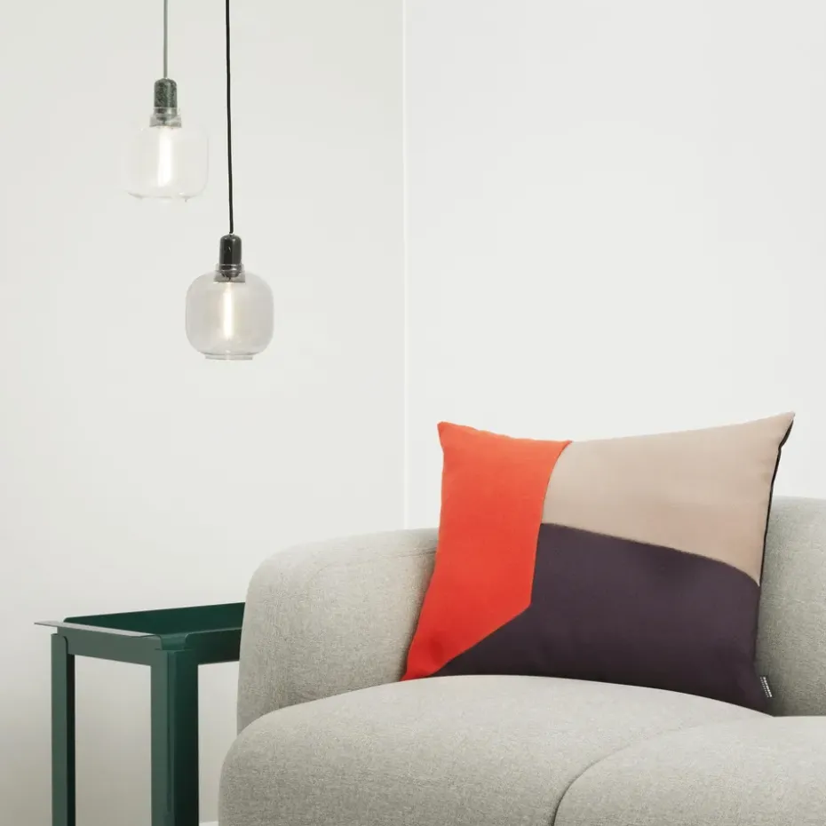 Lámpara de techo Amp S, gris-negro