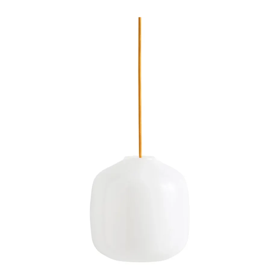 Lámpara de techo Buoy Ø20 cm, Opal glass-amber yellow