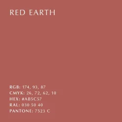 Lámpara de techo Clava Dine Ø43 cm, Red earth
