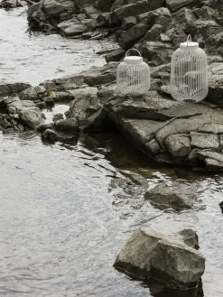 Lámpara LED Lito L, Gris seda