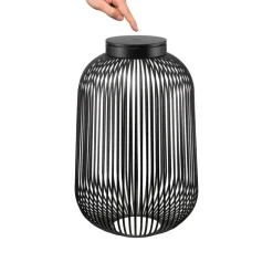 Lámpara LED Lito L, Negro