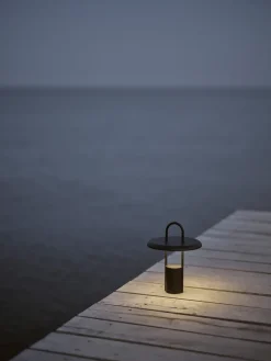 Lámpara LED portátil Pier 25 cm, Black