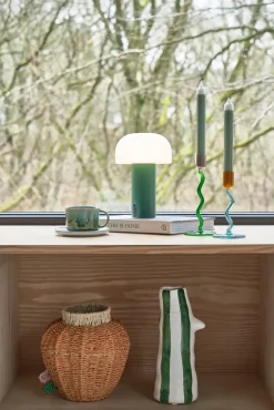Lámpara LED portátil Styles Ø15 cm, Green