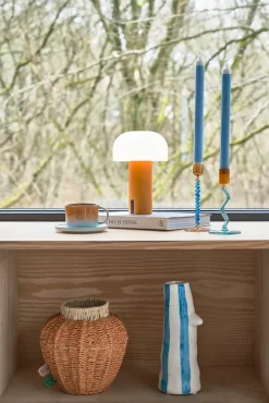 Lámpara LED portátil Styles Ø15 cm, Amber