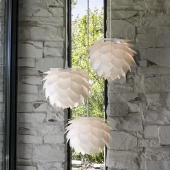 Lámpara Silvia blanco, Ø 34 cm