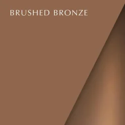 Lámpara Silvia bronce, Ø32 cm