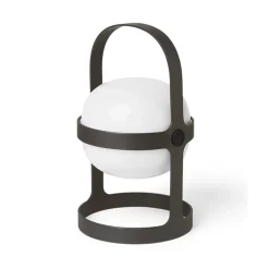 Lámpara solar Soft Spot negro, 25 cm