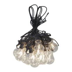 Luces Wisp negro, 855 cm, 20 luces