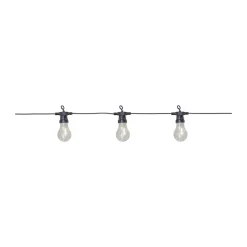 Luces Wisp negro, 405 cm, 10 luces