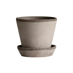 Maceta Julie Ø12 cm, gris