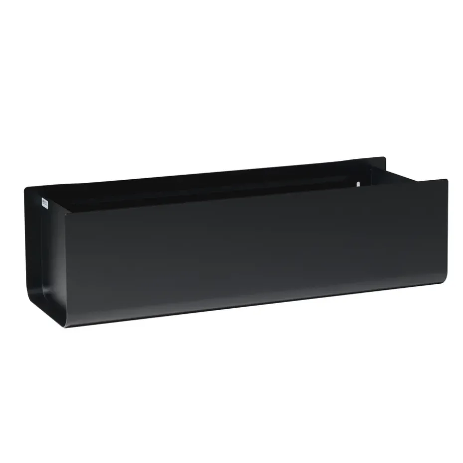 Macetero de ventana Jorda, Negro 60 cm