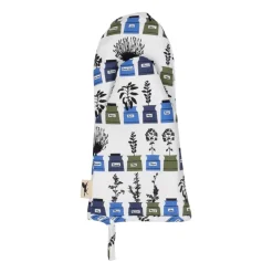 Manopla de horno Persons kryddskåp estampado pequeño, Azul