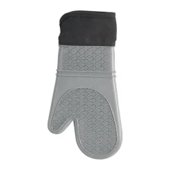 Manopla para horno Cookie 37 cm, Silicona gris