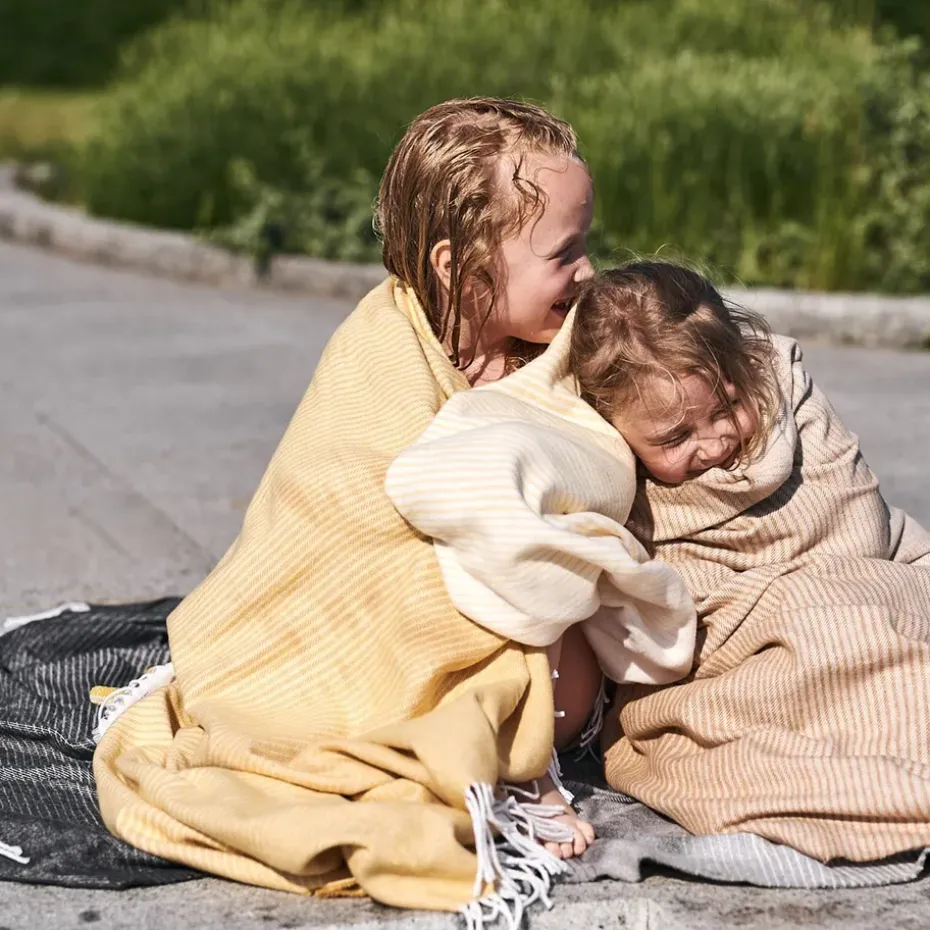 Manta algodón Mist, Mustard